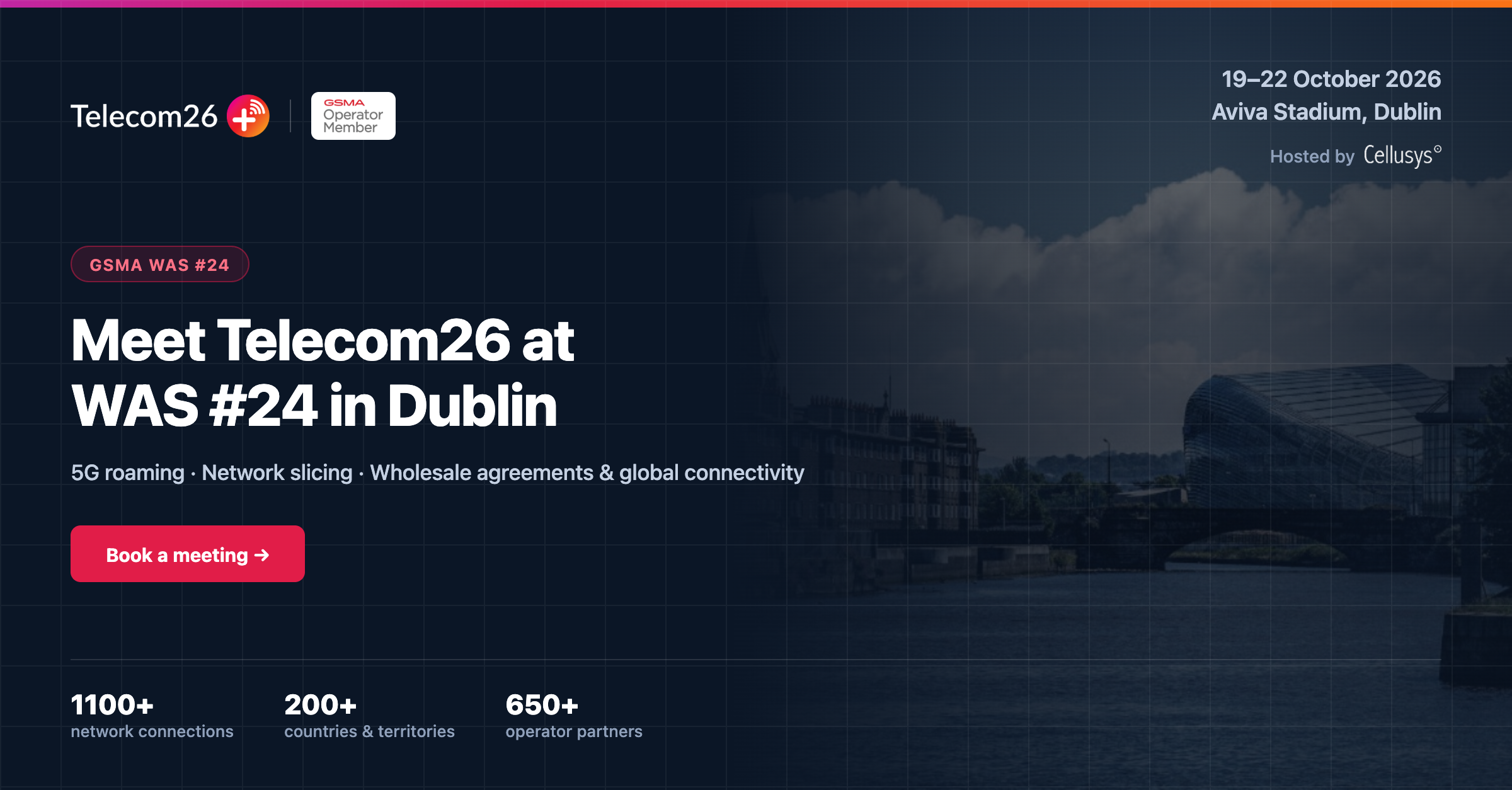 Telecom26 at GSMA WAS #24 Dublin 2026