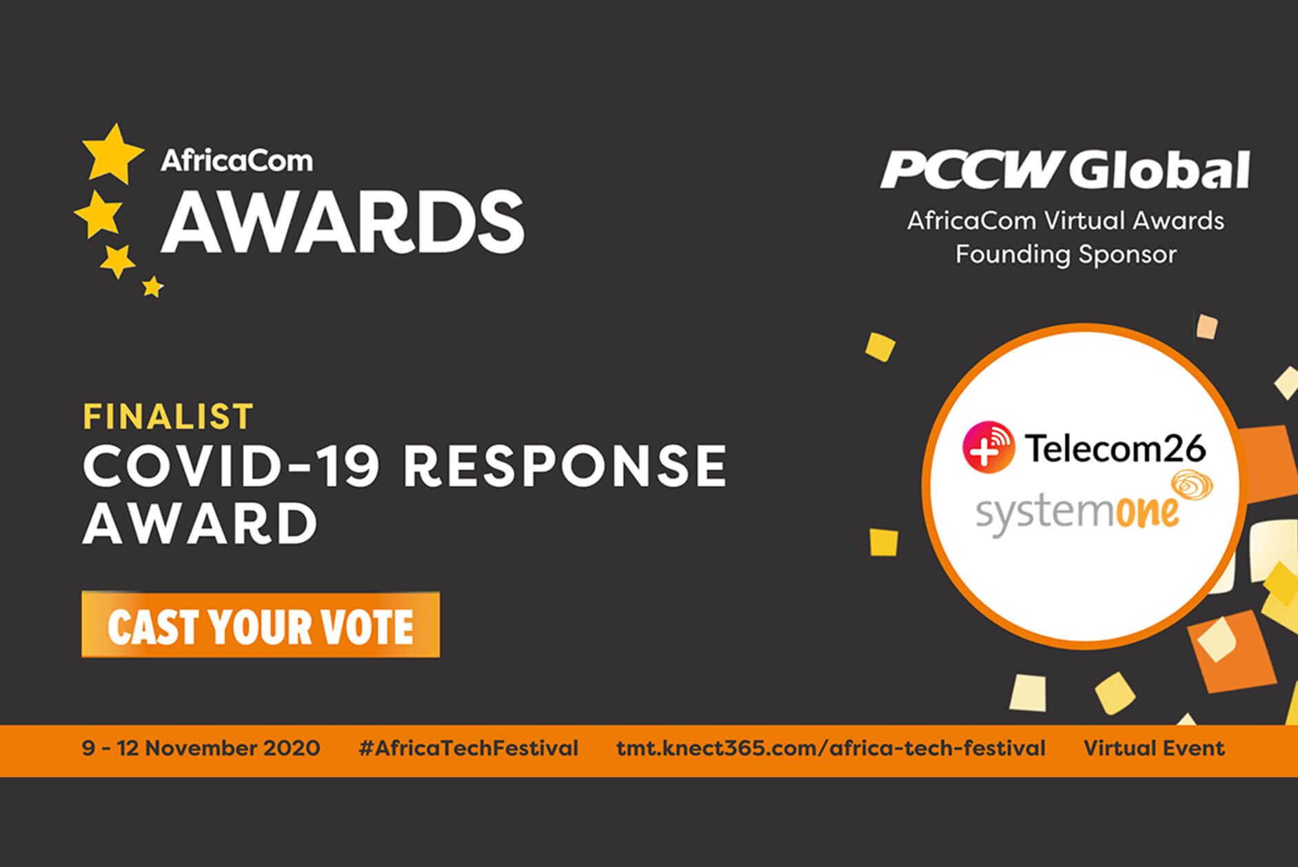 Telecom26 Shortlisted for IoT digital healthcare work in Africa